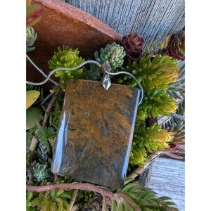 Southwestern Stone Pendant, Jasper Necklace